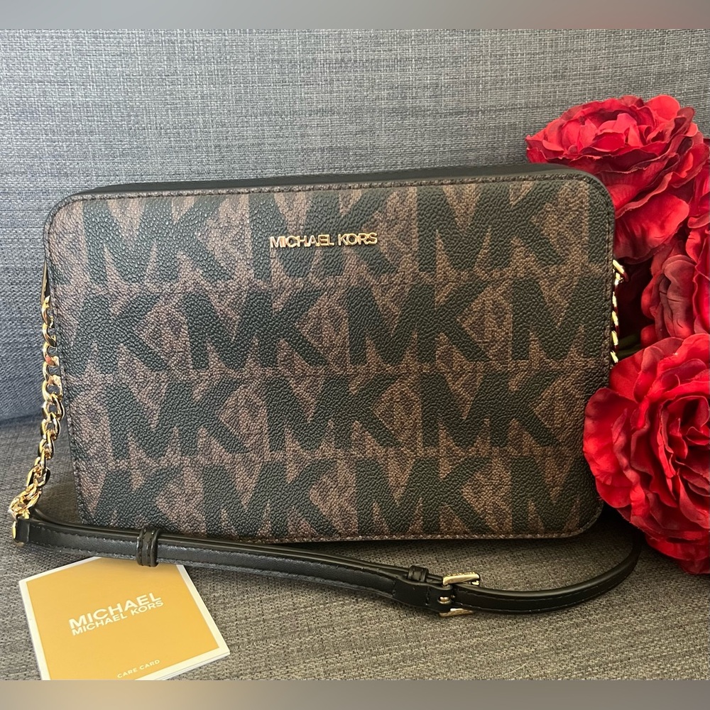NWT MICHAEL KORS LARGE EW CROSSBODY BAG PURSE
